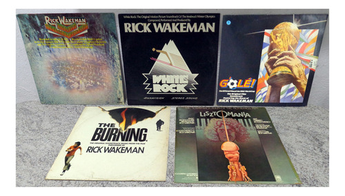 Lote Com 5 Discos Do Rick Wakeman 