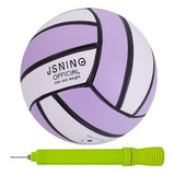 Volleyball Wilson Jsning Voleibol Morado Con Bomba,voleibol