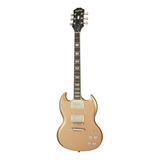 Guitarra Elétrica EpiPhone Modern Sg Sg Muse De  Mogno Smoked Almond Metallic Metálico Com Diapasão De Louro Indiano