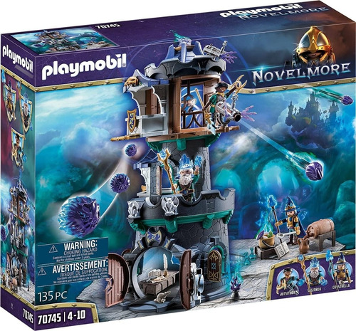 Figura Armable Playmobil Violet Vale Torre Del Mago 135 Pc