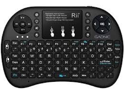 Mini Teclado Inalambrico Touchpad Retroiluminado Android