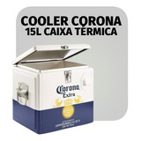 Cooler Corona 15 Litros Caixa Térmica Para Até 12 Cervejas