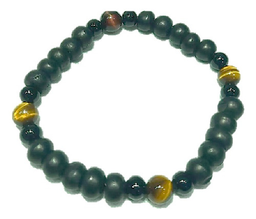 Pulsera Con Piedra Natural Ojo De Tigre 