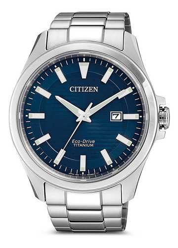 Reloj Hombre Citizen Bm7470-84l Titanio Ecodri Agenoficial M