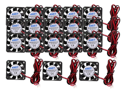 18x Computadora Ultra Silenciosa De 12 V, 40 Mm X 40 Mm X 10