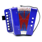 Mini Sanfona Brinquedo Musical Baixo Semi Pro Acordeon