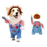 Halloween Pets Dogs Deadly Doll Disfraz De Chucky