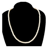 X10 Collar De Perlas Hombre Mujer Cierre Acero Por Mayor