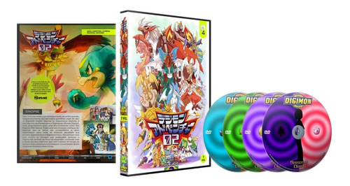 Dvd Digimon Adventure 02 Completo Dublado Ed De Colecionador