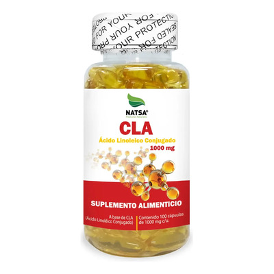 Cla 1000 Mg (Ácido Linoleico Conjugado) 100 Cápsulas, Reduce grasa y aumenta masa muscular, Reduce niveles de colesterol, Calidad Premium | MercadoLibre