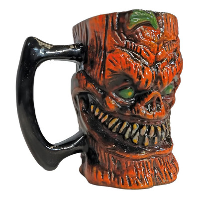 Taza Coleccionable Pumpkin Mug Marca Ghoulish 350004 Color Naranja | Meses sin interés