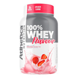 Suplemento Em Pó Atlhetica Nutrition  100% Whey Flavour Proteina Whey Proteínas Proteina Whey Sabor  Morango Em Pote De 900g