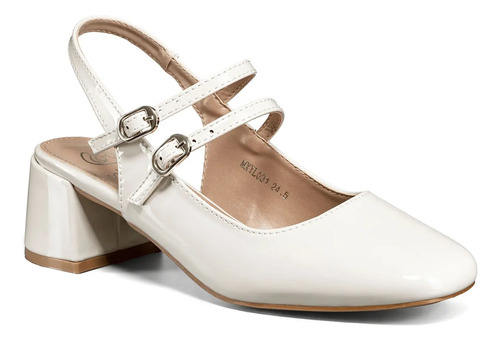 Zapatos Mujer Tacón Media Punta Moda Elegantes Cómodo Weide