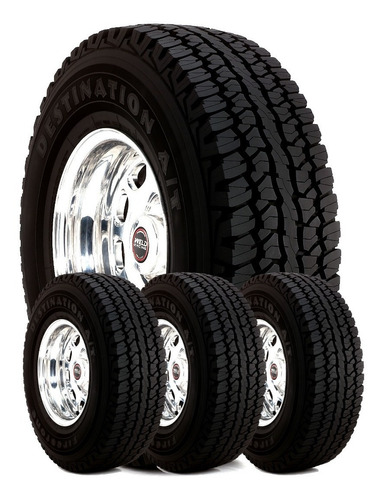 Kit 4u 215/80 R 16 Firestone Destination A/t 80r16 Envío $0