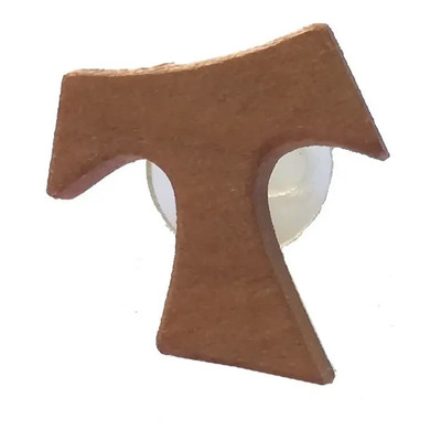 Pin Cruz Tau Franciscana En Madera Pack X5 Unidades | Envío gratis