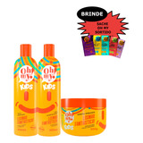 Kit Oh My Kit Lisinho Fantástico Kids 300ml Sh + Cond + Masc