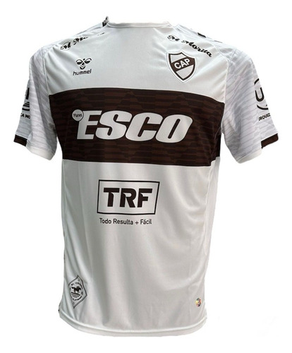 Camiseta De Platense Titular 2024 Hummel Blanca Marron