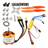 Motor 2212 2200kv+hélice Esc+6035+protector De Hélice