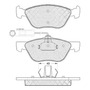 Pastilla De Freno Alfa Romeo 156 1.8- 1.9- 2.0- 2.5 16v 97/0 Alfa Romeo 156