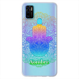 Funda Zte Antigolpes Mano Fátima Personalizada Tu Nombre