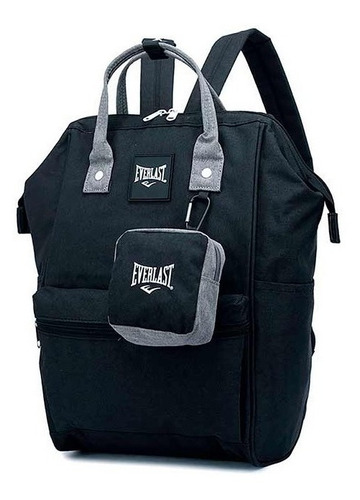 Mochila Cartera Everlast Mujer Reforzada Antirrobo Boca Pez