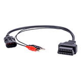  Cabo Adaptador Fiat 3 Pinos/obd2 16 Pinos