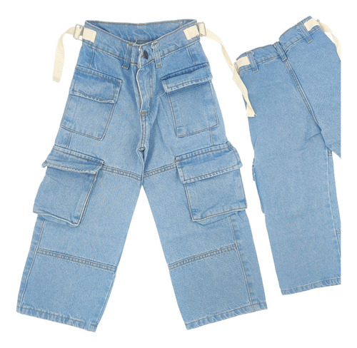  Art-194 Pantalón De Jeans Rígido De Nena Niña Kaorikawaii