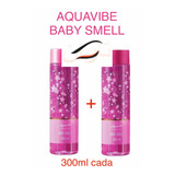 Kit C 2: Colônias Aquavibe Refrescante Baby Smell 300ml