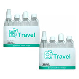 Kit Botellas De Plastico Para Viaje Dispensador Taparrosca