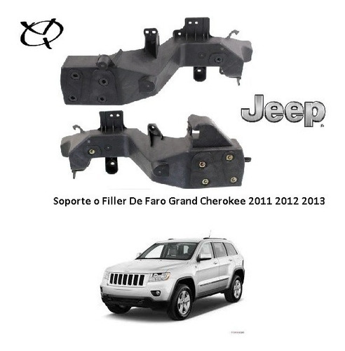 Soporte O Filler De Faro Grand Cherokee 2011 2012 2013  Foto 3