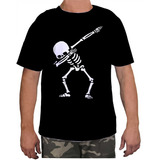 Camisa Camiseta Masculina Estampa Caveira Osso Esqueleto 15