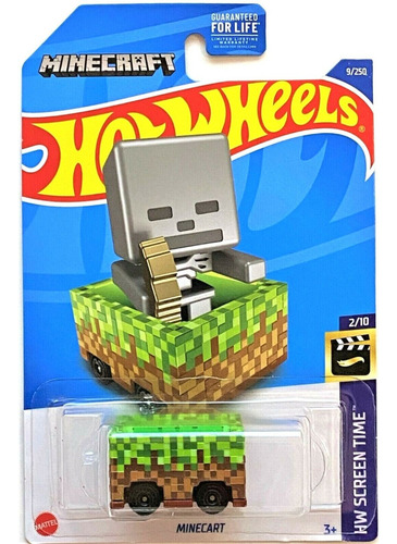 Hot Wheels Carro Minecraft Original Mattel + Obsequio 