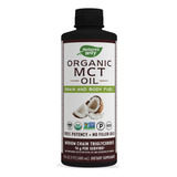 Natures Way Aceite Mct Oil Orgánico 480ml - Cerebro Y Cuerpo