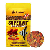 Ração Tropical Supervit Flakes Para Peixes Em Sachê 12g