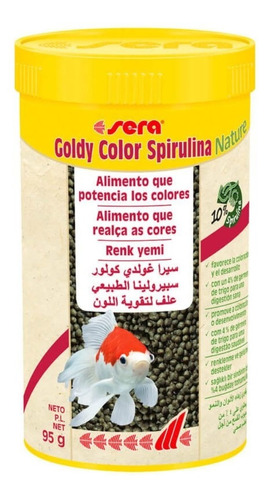 Alimento Para Peces Sera Goldy Color Spirulina 95g