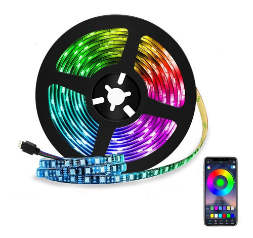 Tira Led Bluetooth 6.5 Ft/2m Luces Led Controlada Por App