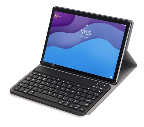 Teclado Bluetooh + Funda Para Tablet Lenovo M10 Hd 10,1 X306