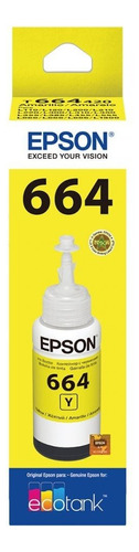 Recambio De Tinta Amarilla Epson 664 T664420