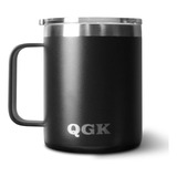 Caneca Térmica Mug 335ml Com Tampa - Preto Qgk