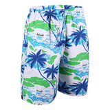 Traje De Baño De Pantalones Cortos Playa Casual Para Hombre