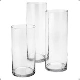 Kit  Vasos Tubo Vidro Cilindrico -  11 Cm Por 10/20/30 