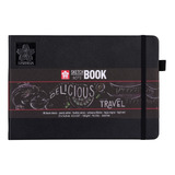  Sakura Sketchbook Black Note 80 Hojas  Lisas Unidad X 1 14.8cm X 21cm Negras