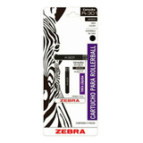 Zebra Cartucho Para Rollerball R-301 Repuesto De Tinta