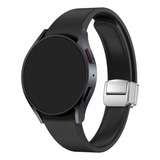 Pulseira Click Fecho Magnetico Prata Para Galaxy Watch 4 5 6