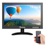 Eyoyo Monitor Cctv Hdmi Pequeño De 12 Pulgadas, Pantalla L.