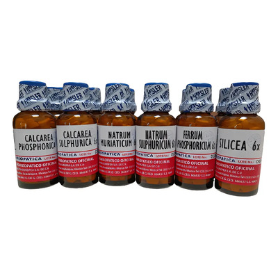 Sales De Schüssler 12 Frascos Trituración  ¡envío Gratis!  | Envío gratis