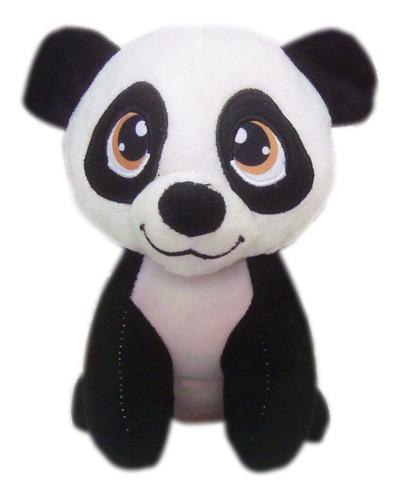 Urso Panda De Pelúcia Pequeno Fofo Antialérgico Safari 19cm