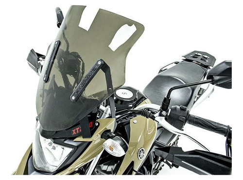 Cúpula Parabrisas Humo Fireparts Para Moto Yamaha Xtz 150