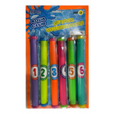 Juego Buceo 6 Sticks Palos Palito Sumergible Pileta Natacion