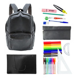 Kit Set Estudiantil Utiles Escolares Libreria Mochila 